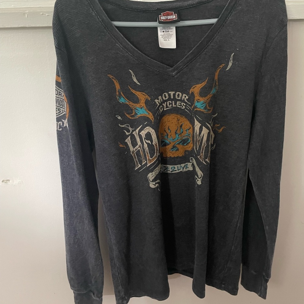 Harley-Davidson Black Long Sleeve Shirt